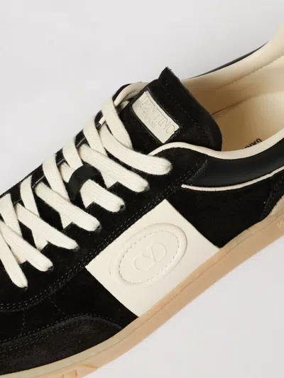 Valentino Upvillage Logo Sneakers Round Toe Rubber In Black