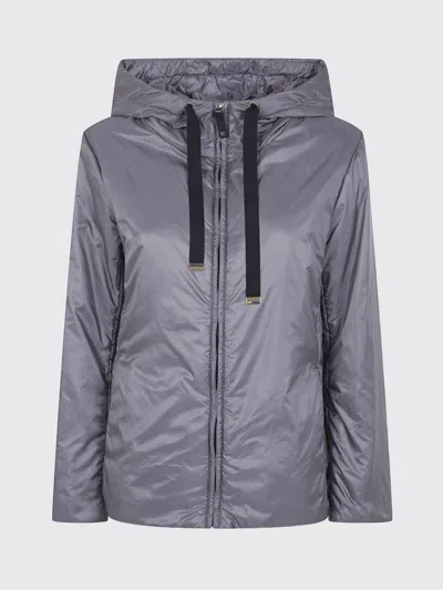 Max Mara The Cube Grey Down Jacket In Gray