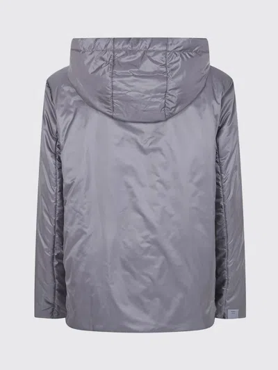 Max Mara The Cube Grey Down Jacket In Gray