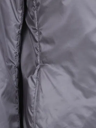 Max Mara The Cube Grey Down Jacket In Gray