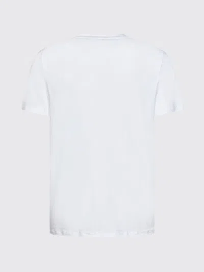 Tom Ford White Crewneck T-shirt With Logo Embroidery On The Front And Perforated Design In Cotton Man In White