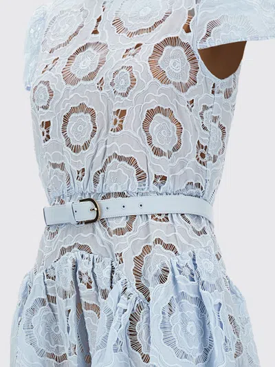 Self-portrait Elegant Mini Dress For Women In Blue