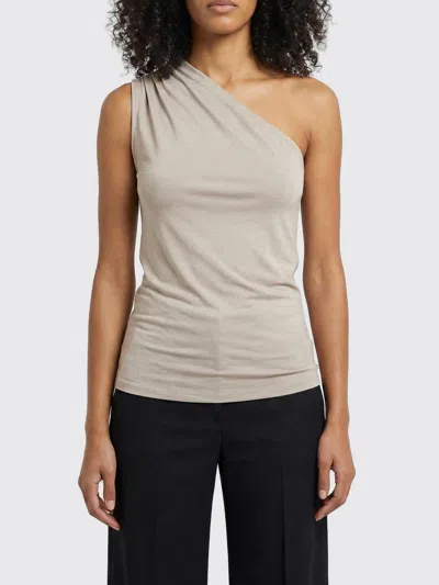 Thom Krom One-shoulder Top In Neutral