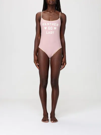 Valentino Printed Lycra One-piece Swimsuit Woman Pink S In Pink