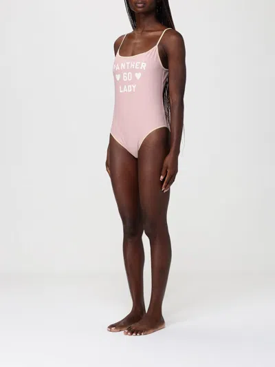 Valentino Printed Lycra One-piece Swimsuit Woman Pink S In Pink