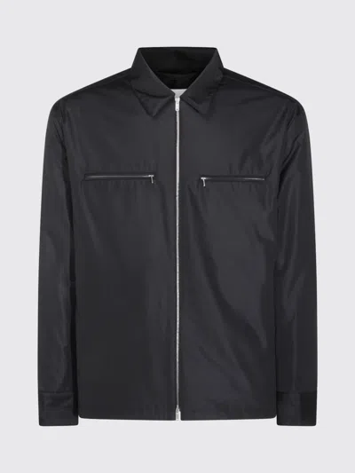 Jil Sander Black Casual Jacket In Black