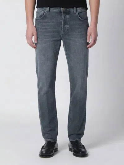 Pt Torino Belt Loop Jeans In Blue