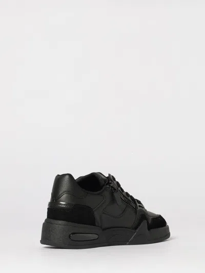 Giuseppe Zanotti Gz-ghost Sneakers In Black Suede And Leather In Multi