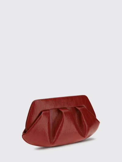 Themoirè Multicolor Polyethylene Shoulder Bag In Red