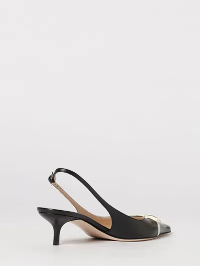 Valentino Garavani Leather Bepointy Slingback Heels 45 In Multi