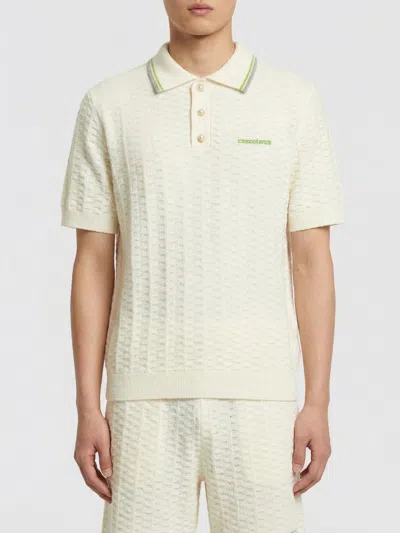 POLO衫 CASABLANCA 男士 颜色 白色