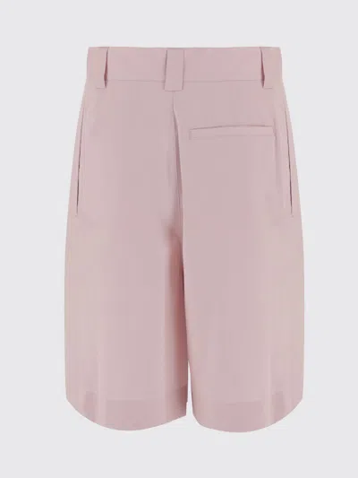 Darkpark Daniel Short Pants In Stretch Cotton Blend In Pink