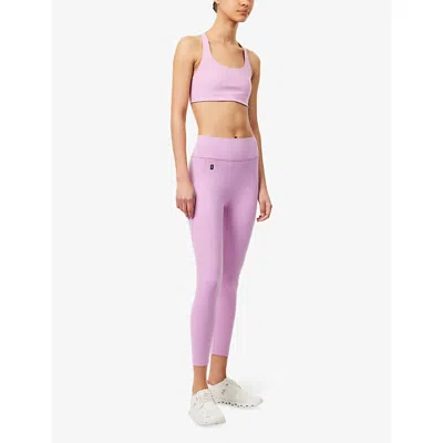 On Studio Legging 7/8 In Purple