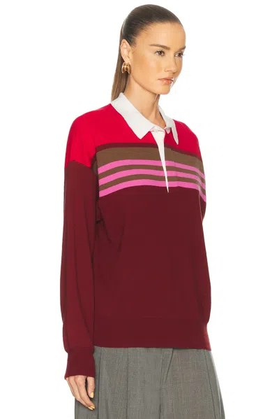 Staud Sail Top Cardinal Multi Stripe In Multi