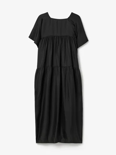 House Of Dagmar Silk Kaftan Dress |  | Black | Size 42 | 100% Silk