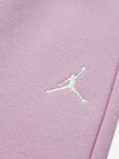 Jordan Girls Jumpman Club Bubble Fleece Tracksuit In Pink