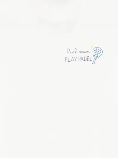 Mc2 Saint Barth Gin Dependent T-shirt In White