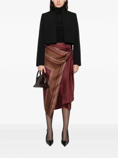 Max Mara Tesoro Satin-trim Jacket In Black