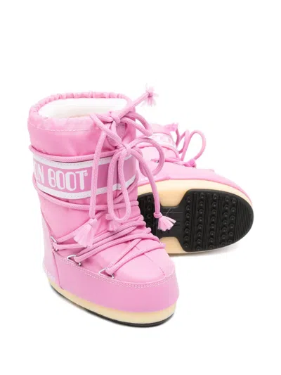 Moon Boot Icon Boots In Pink