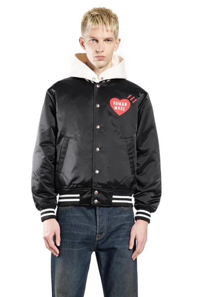 Human Made Nylon Stadium Jacket In Black