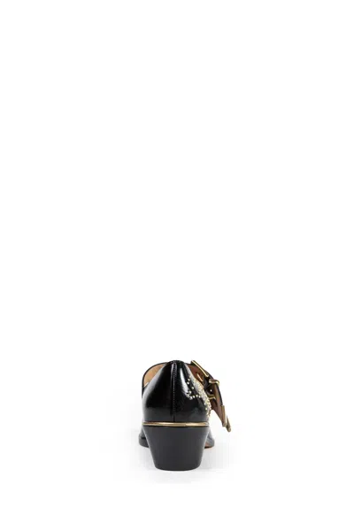 Chloé Chloe Elegant Pumps With Leather Construction And 4cm Heel Height In Black