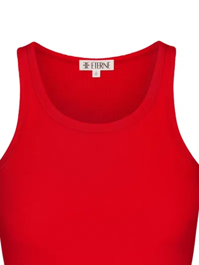 Éterne Fitted Tank In Red