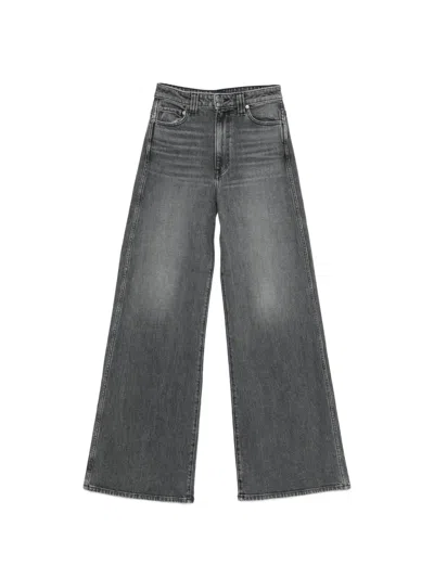 Khaite Stretch Denim Jeans In Gray