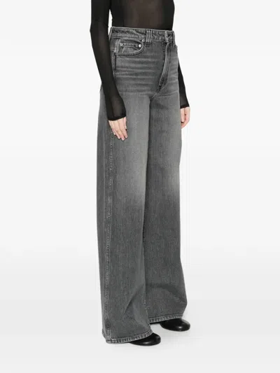 Khaite Stretch Denim Jeans In Gray