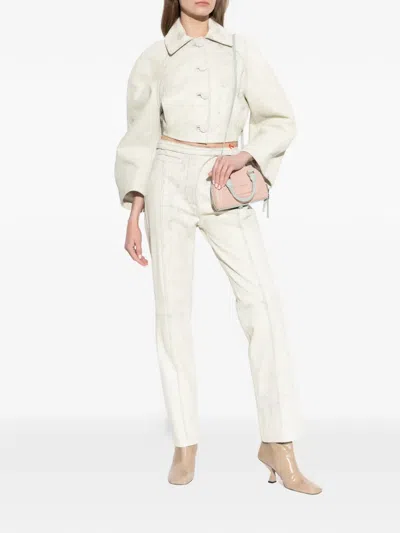 Diesel L'raya Buttoned Jacket In White