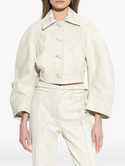 Diesel L'raya Buttoned Jacket In White