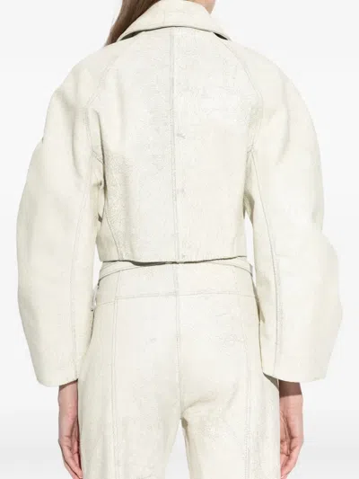 Diesel L'raya Buttoned Jacket In White