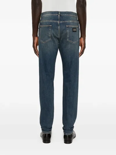 Dolce & Gabbana Multi-pocket Jeans In Blue