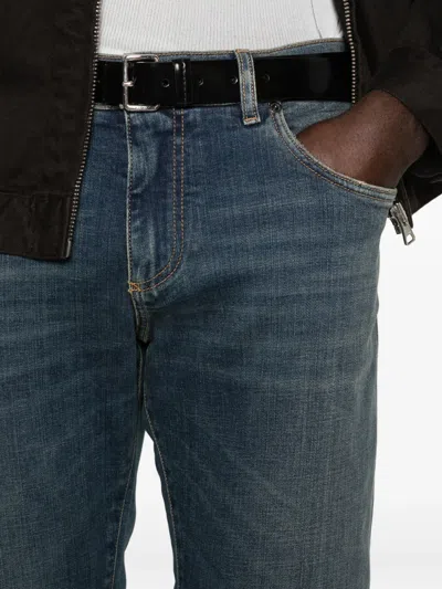 Dolce & Gabbana Multi-pocket Jeans In Blue