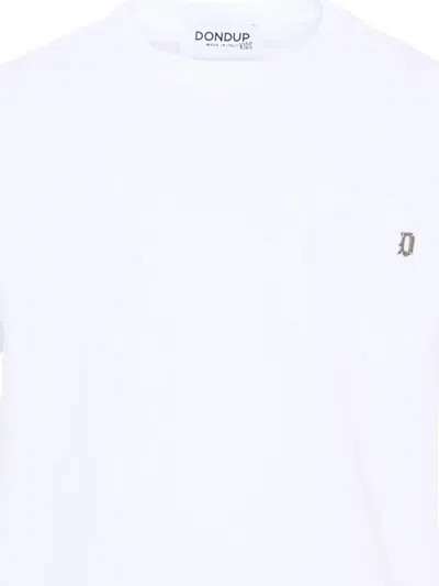 Dondup Logo-detail T-shirt In White