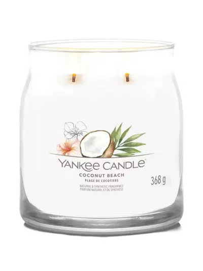 Yankee Candle Medium Coconut Beach Candle In Multi