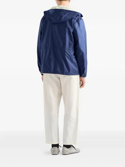 Prada Re-nylon Jacket In Blue