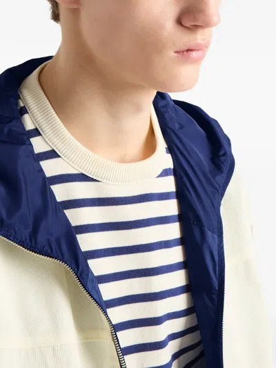 Prada Re-nylon Jacket In Blue