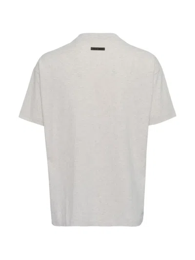 Essentials Logo-appliqué T-shirt In White