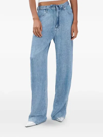 Rag & Bone Ultra Featherweight Phoebe Drawstring Jeans In In Tildn In Blue