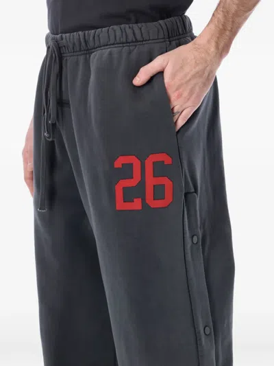 Essentials Teraway Drawstring Track Pants In Gray