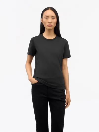 Tiger Of Sweden Siru Essential Bomulds-t-shirt In Black