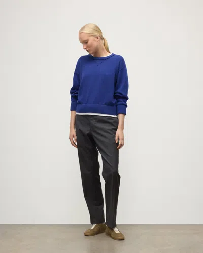 Johnstons Of Elgin Lunan Cashmere Crewneck Sweater In Animal Print