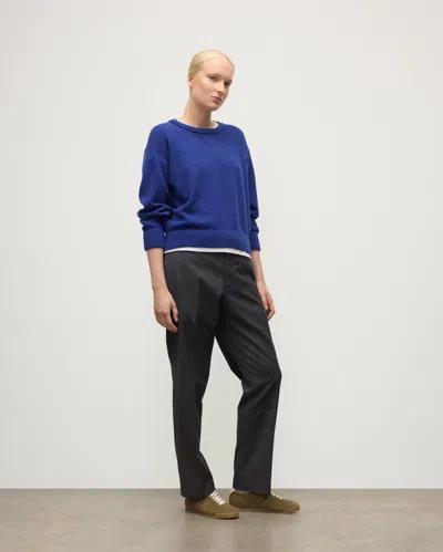 Johnstons Of Elgin Lunan Cashmere Crewneck Sweater In Animal Print