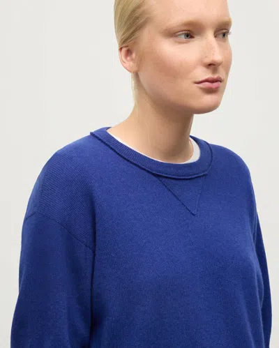 Johnstons Of Elgin Lunan Cashmere Crewneck Sweater In Animal Print