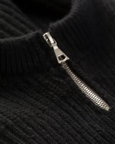 Johnstons Of Elgin Nevis Cashmere Zip Snood In Black