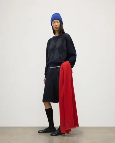 Johnstons Of Elgin Braemar Cashmere Beanie In Blue