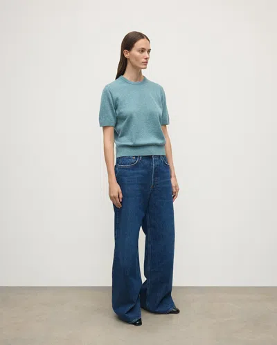 Johnstons Of Elgin Classic Cashmere Green T-shirt