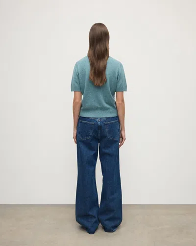 Johnstons Of Elgin Classic Cashmere Green T-shirt