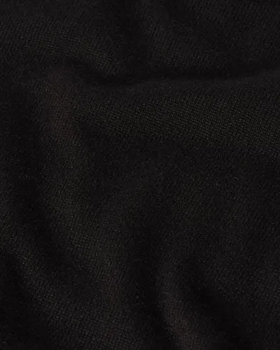 Johnstons Of Elgin Classic Cashmere Black T-shirt In Green