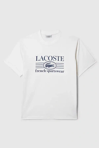 Lacoste Logo T-shirt In White